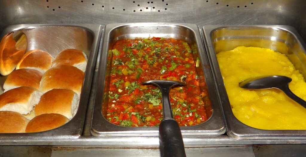 pav-bhaji, masala pav, halva-371377.jpg